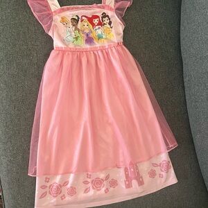 Disney Pink Princess Dress with Castle Design